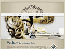 Tablet Screenshot of imaginesalontahoe.com